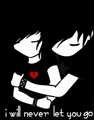 Gif animé gothique amoureux